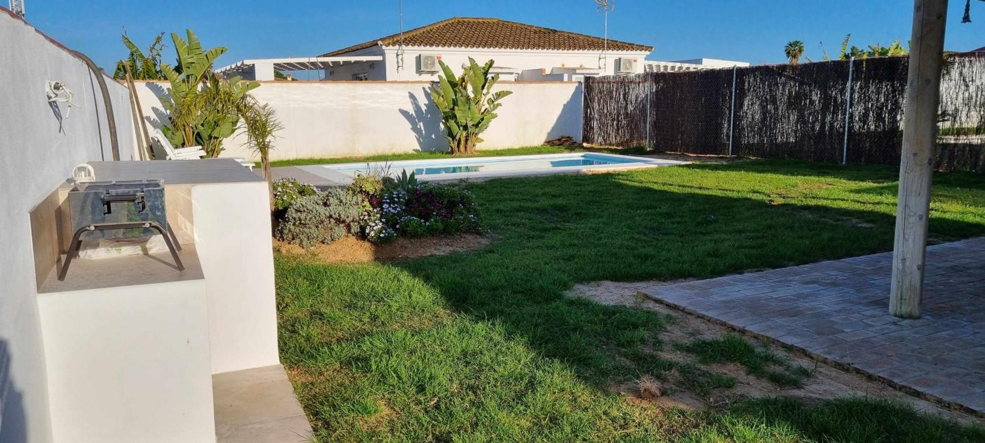 Las Casitas De La Barrosa Con Jardin Y Piscina Chiclana de la Frontera Phòng bức ảnh